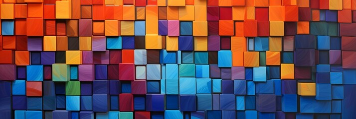 Wide screen colorful abstract wallpaper background design