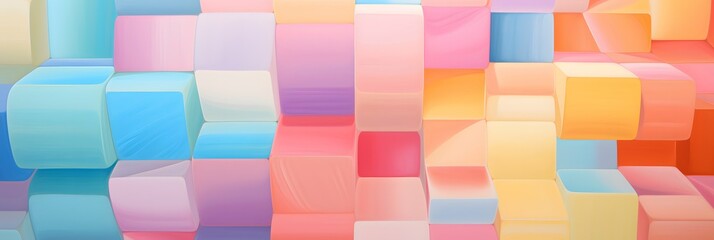 Wide screen colorful abstract wallpaper background design, banner, mesmerizing, colorful, geometry, geometrical, graphic