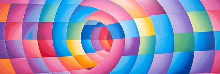 Wide screen colorful abstract wallpaper background design