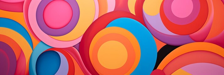 Wide screen colorful abstract wallpaper background design