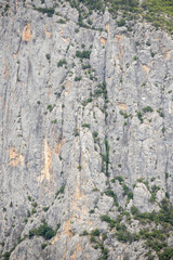 Vezirkopru canyon. Touristic canyon located on the Kızılırmak river. Also known as Sahinkaya Canyon