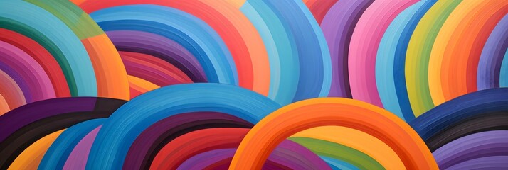 Wide screen colorful abstract wallpaper background design