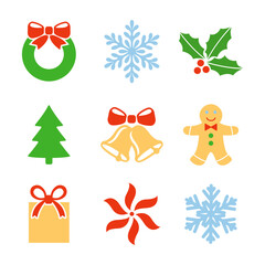 christmas theme symbols 
