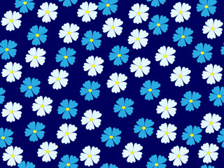 vector seamless bright floral pattern