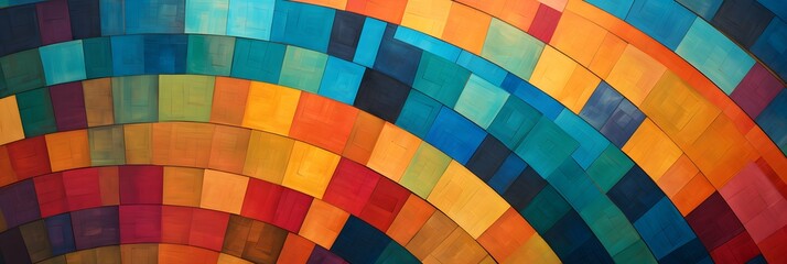 Obraz premium Wide screen colorful abstract wallpaper background design