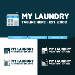 Laundry Business Logo