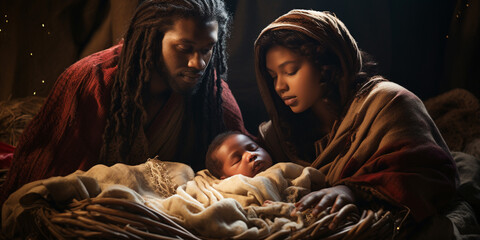 The Black Nativity Holy Family