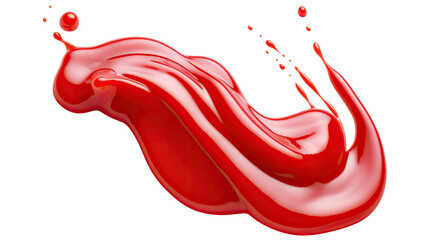 Tomato ketchup splash, cut out