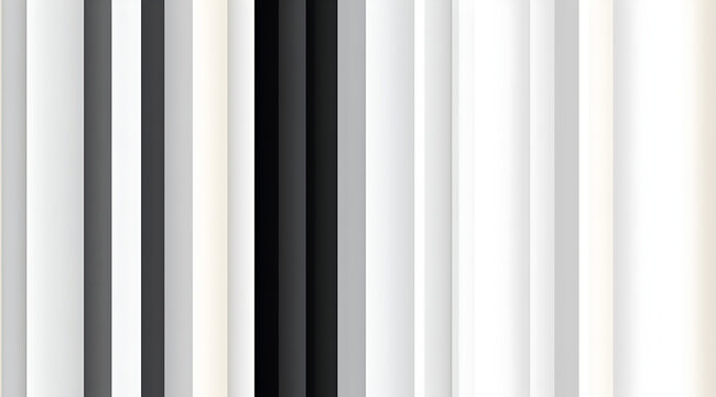 Bold black and white vertical stripes pattern.