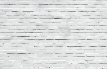 Old white brick wall texture background. White brick wall pattern for graphic design.
