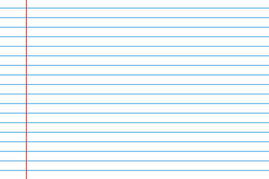 Blank white worksheet notebook and back to school design.