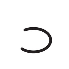 Japanese alphabet hiragana icon flat style