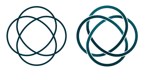 circle logo abstract lawyer icon law logotype minimal line symbol isolated on transparent background suitable for beauty jewelry make up cosmetics business