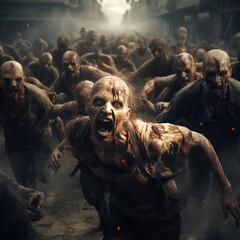 horde of zombies