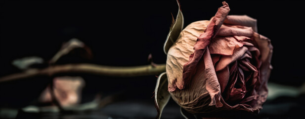 A withered rose 