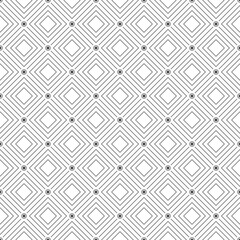 Seamless pattern of lines, circles and squares for textiles, texture, creative design and simple backgrounds