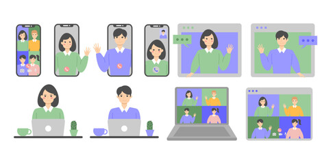 Video Call Illustration