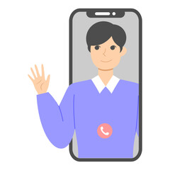 Video Call Illustration