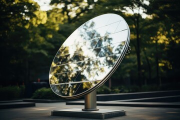 Solar-Powered Art Installations - Innovative art pieces powered by solar energy - AI Generated