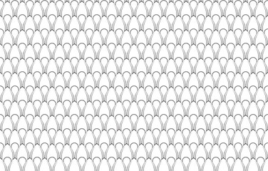 The white scales of aquatic animals are designed in an endless pattern.