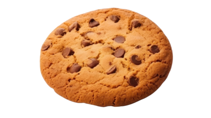 a cookie on the transparent background