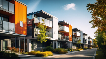 Building beautiful modern housing estate