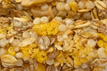 barre de céréales, en gros plan	