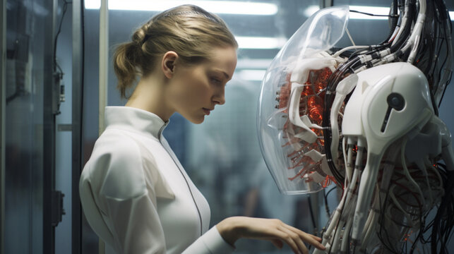  医療用ロボットは人型ロボットを維持するGenerativeAI