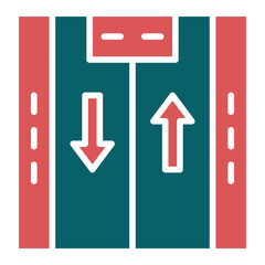 Vector Design Elevator Icon Style