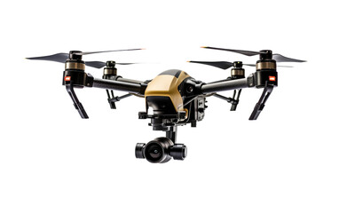 Drone with Camera On Transparent Background