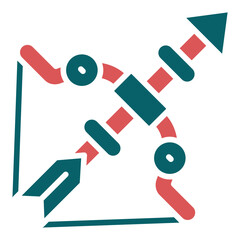 Vector Design Archery Icon Style