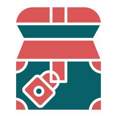 Vector Design Treasure Chest Icon Style