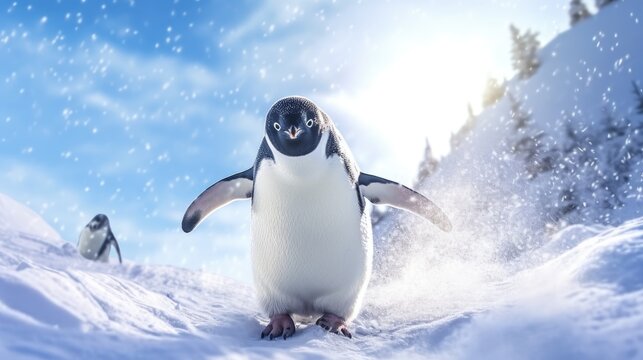 penguin in polar regions