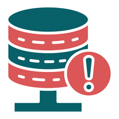 Vector Design Database Alert Icon Style
