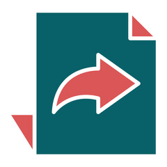 Vector Design File Transfer Icon Style