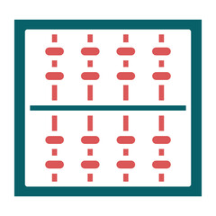 Vector Design Abacus Icon Style