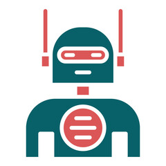 Vector Design Robot Icon Style