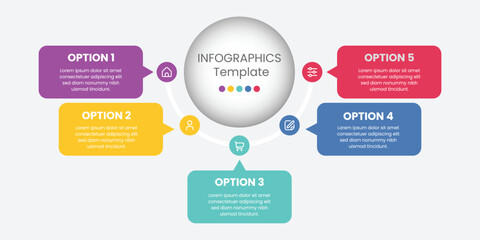 Infographic elements design template, can be used for web design. Creative Infographic design.