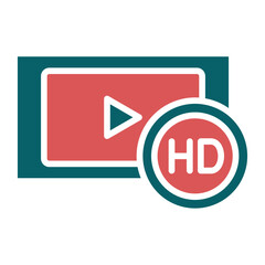 Vector Design HD Film Icon Style