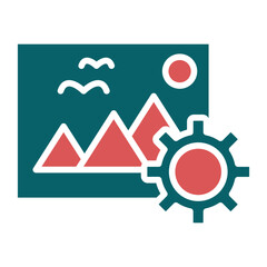 Vector Design Image Correction Icon Style