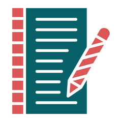 Vector Design Screenwriting Icon Style