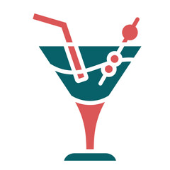 Vector Design Martini Icon Style