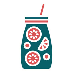 Vector Design Infusion Drink Icon Style
