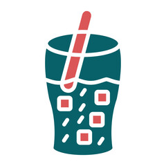 Vector Design Horchata Icon Style