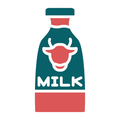 Vector Design Milk Bottle Icon Style
