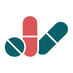 Vector Design Pills Icon Style