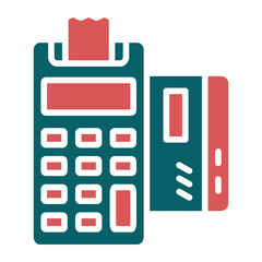 Vector Design Card Machine Icon Style