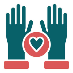 Vector Design Hands Up Icon Style