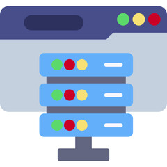 Obraz premium Hosting Icon