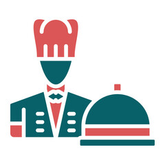 Vector Design Caterer Icon Style